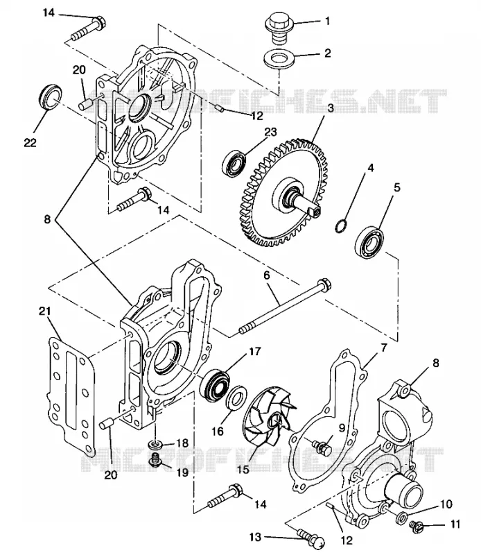 POMPE A EAU ULTRA SP 0960678 and EUROPEAN ULTRA SP E960678 (4937083708C011)