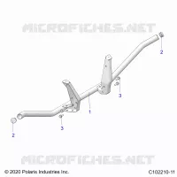 CARROSSERIE ARRIERE RACK SUPPORT