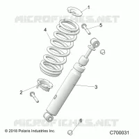 SUSPENSION AVANT SHOCK MOUNTING