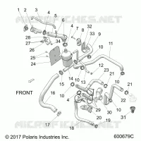 ENGINE, REFROIDISSEMENT SYSTEM, BOTTLE/HOSES