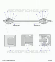 DRIVE TRAIN, HALF ARBRE DE TRANSMISSION ARRIERE