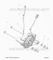 SYSTÃˆME DE TRANSMISSION, FRONT GEARCASE MOUNTING