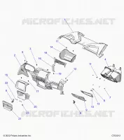 TABLEAU DE BORD AND GLOVEBOX  RC- Z23ASK99A4 (C703212)