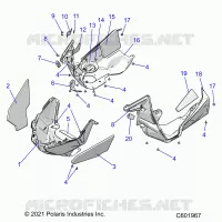 CARROSSERIE AVANT ASM./FENDERS