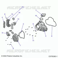 ENGINE, ALTERNATEUR  COVER HVAC