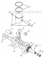 VILEBREQUIN AND PISTON TRAIL BOSS W938527 (4924072407030A)
