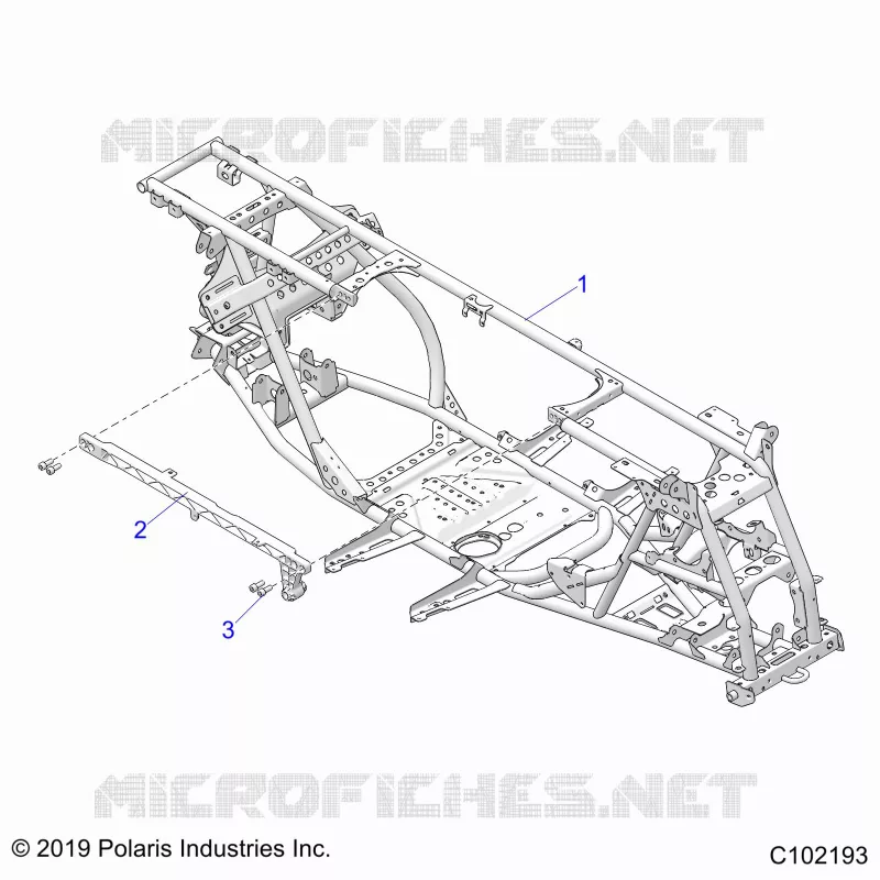 CHASSIS, MAIN CADRE