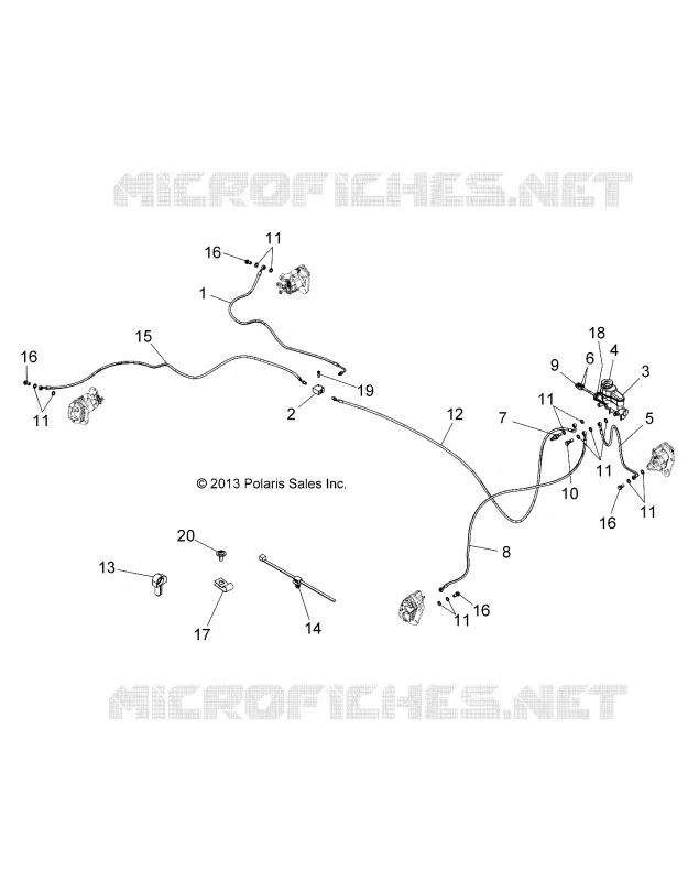 BRAKES, LINES AND MAITRE CYLINDRE