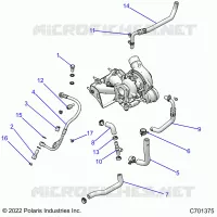 ENGINE, TURBO, COOLING AND OIL
