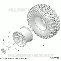 ROUES, REAR