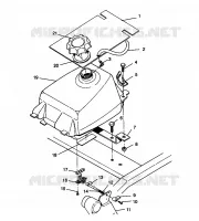 RESERVOIR A CARBURANT Trail Blazer W957221 (4930363036A011)
