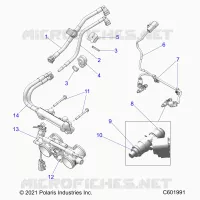 SYSTÃˆME D'ALIMENTATION, RAIL, LINES AND THROTTLE BODY