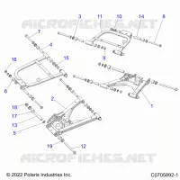 SUSPENSION ARRIERE CONTROL ARMS