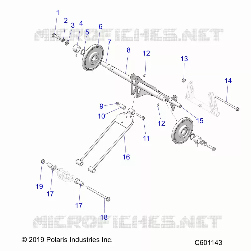 SUSPENSION, BRAS DE SUSPENSION ARRIERE