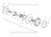 EMBRAYAGE DE TRANSMISSION ASSEMBLY 440 / 0930760 AND 440 SKS / 0930560 (4922932293024A)