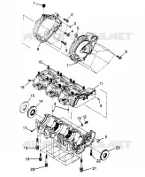 CARTERS MOTEUR ASSEMBLY  SLX 780 B954287 (4933953395B013)