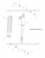 SUSPENSION ARRIERE SUPPORT AMORTISSEUR 