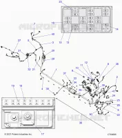 ELECTRICITE, WIRE HARNESS, CHASSIS, PREMIUM