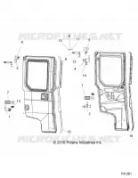 PORTES, REAR, FULL MOUNTING