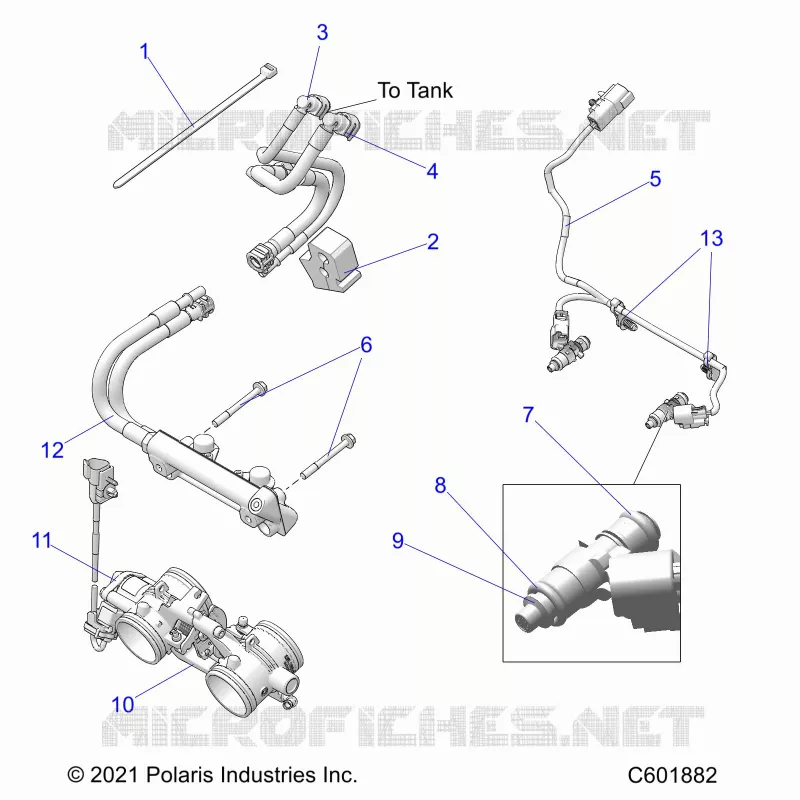 SYSTÃˆME D'ALIMENTATION, RAIL, LINES AND THROTTLE BODY