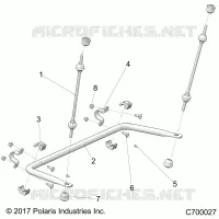 SUSPENSION, REAR BARRE STABILISATRICE