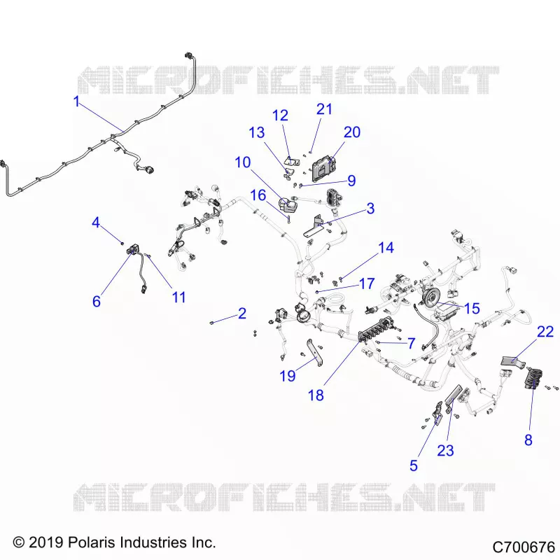 ELECTRICITE, WIRE HARNESS COMPONANTS- R21RSF99AK (C700676)