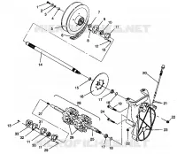 SYSTÈME DE TRANSMISSION ASSEMBLY SPORT 0940443 AND SPORT SKS 0940243 (4925052505017A)