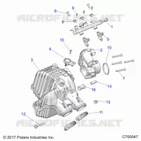 ENGINE, PRISE D'AIR MANIFOLD
