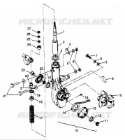 JAMBE DE FORCE AVANT SPORTSMAN 500 W969244 (4936093609B005)