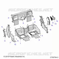CARROSSERIE ARRIERE CLOSEOFF AND FENDERS