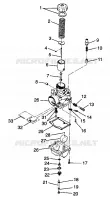 CARBURATEUR XLT LTD 0973756 AND EUROPEAN XLT LTD E973756 (4937793779C008)