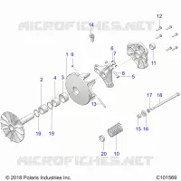 SYSTÃˆME DE TRANSMISSION, PRIMARY CLUTCH