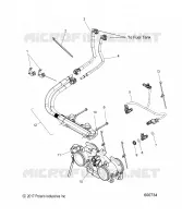 FUEL SYSTEM, RAIL, LINES AND CORPS DE PAPILON
