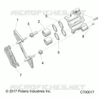 FREIN AVANT CALIPER
