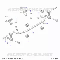 SUSPENSION, BARRE STABILISATRICE, FRONT