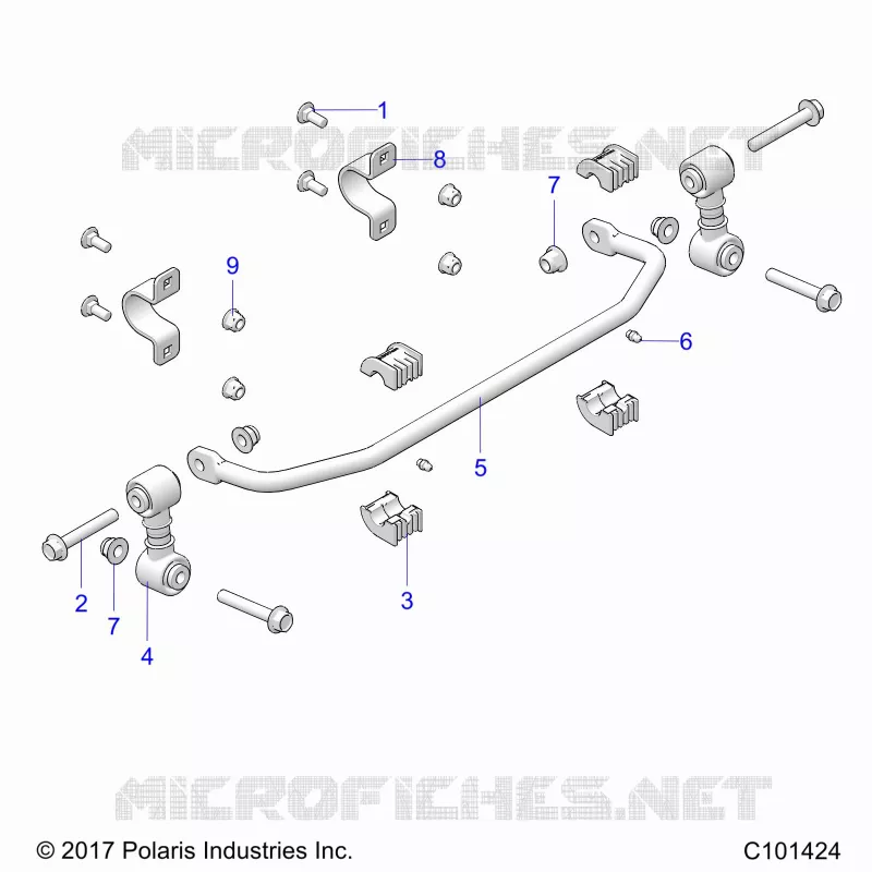 SUSPENSION, BARRE STABILISATRICE, FRONT
