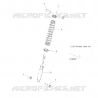 SUSPENSION AVANT SHOCK MOUNTING