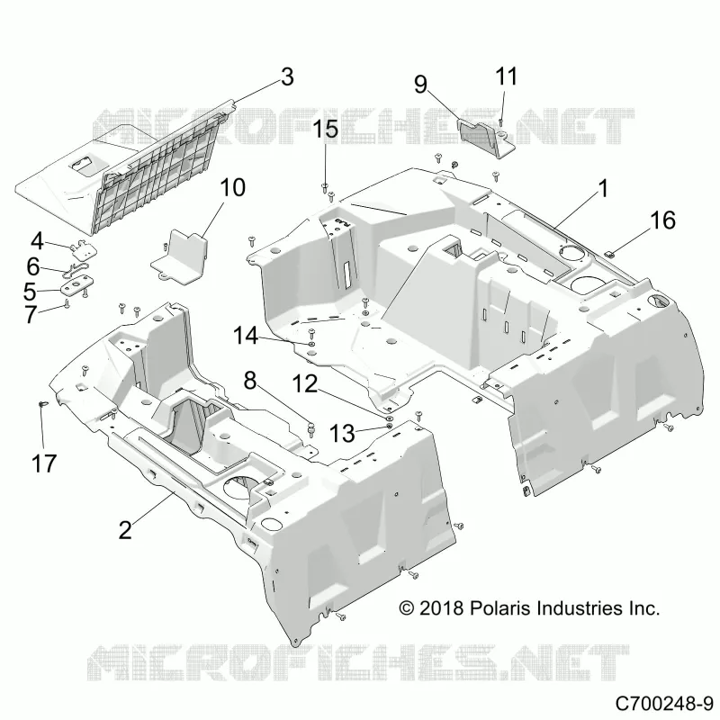 CARROSSERIE ARRIERE RACK