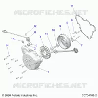 ENGINE, STATOR AND FLYROUE -Z24NMF99AR/AM/BR/BM (C0704162-2)