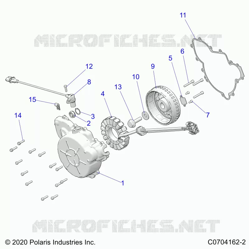 ENGINE, STATOR AND FLYROUE -Z24NMF99AR/AM/BR/BM (C0704162-2)