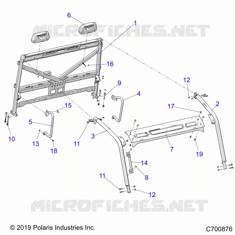 CHASSIS, CAB CADRE