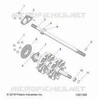 DRIVE TRAIN, JACKSHAFT AND ARBRE DE TRANSMISSION