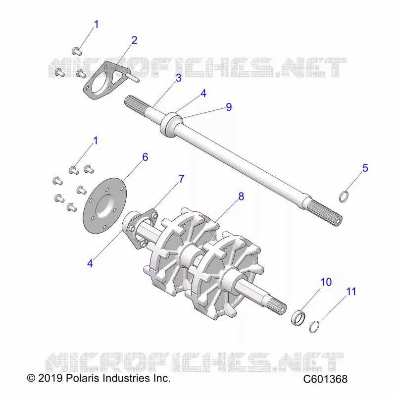 DRIVE TRAIN, JACKSHAFT AND ARBRE DE TRANSMISSION