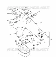 COFFRE AVANT  SLT 750 B954170 (4930563056A008)
