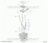 ENGINE, CULASSE, CAMS AND VALVES