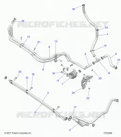 REFROIDISSEMENT ROUTING MANIFOLD