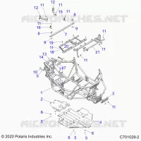 CHASSIS, MAIN FRAME AND SKID PLATE