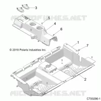 PLANCHER, REAR
