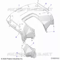CARROSSERIE ARRIERE CAB