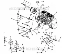 SUPPORT MOTEUR 600 XCR 0941667 (4927092709025A)